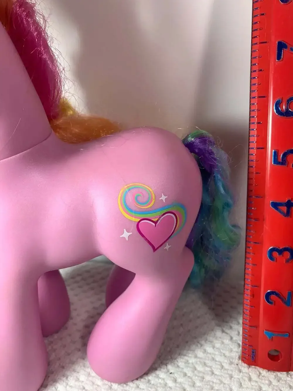 My Little Pony Pink Rainbow 2005 Heart Cutie Mark